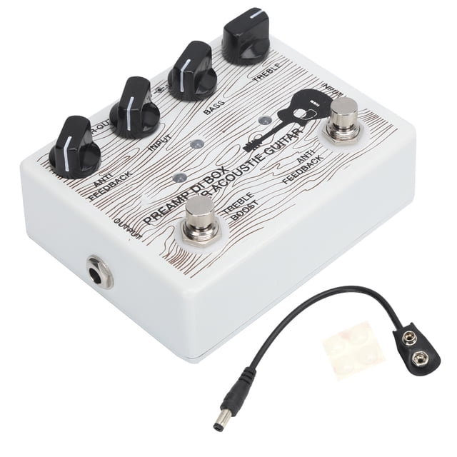 Guitar Pedal Electric Preamp,Pedal Electric Preamp for Instrument Accessory Guitar Pedal Amplifier Power Packed Performance