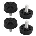 thumbnail image 1 of Unique Bargains M8 Pieds de Nivellement Réglables en Plastique pour Meubles Base Noire 4 Pcs, 1 of 2