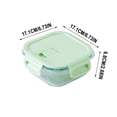 thumbnail image 3 of Amzcrzy Kitchen Appliances Glass Bento Box Can Be Microwave Oven Students Heated Lunch Box Office Fresh-Keeping Box Bento Boxs Kitchen Utensils Set Kitchen Gadgets Kitchen Essentials, 3 of 6