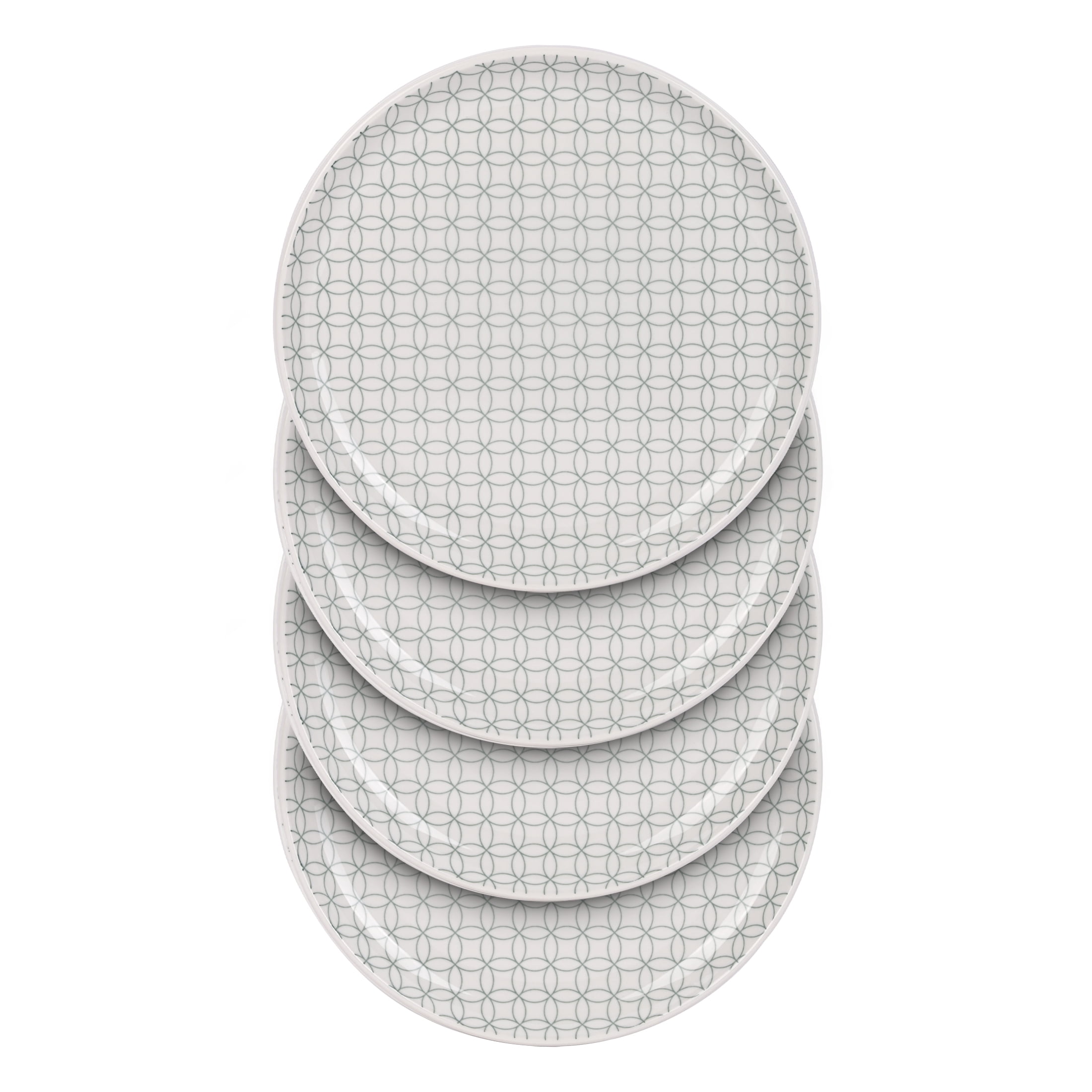 4 assiettes à dîner