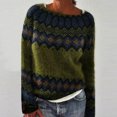 thumbnail image 2 of 2025 Chandails pour Femmes Hiver Automne Teints en Pièce Décontractés Amples à Manches Longues à Boutons Chandails Molletonnés Hauts en Tricot, 2 of 9