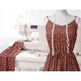 thumbnail image 5 of Soimoi Red Velvet Fabric Wild Animal Print Fabric by Yard 58 Inch Wide, 5 of 5