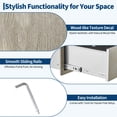 thumbnail image 2 of Heavy Duty Stainless Steel Triple Drawer Cabinet for Outdoor Kitchen - Weather-Resistant Flush Mount Storage Organizer with Handles -Outdoor Cooking Space - Model L5, 15.6"W x 20.5"H x 20.3"D, 2 of 7