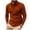 Coffee, variant on WRKEKC Mens Long Sleeve Tee Shirts Solid Color Long Sleeve Notched Collar Polo Shirt Athletic Polo T - Shirt for Fall Winter