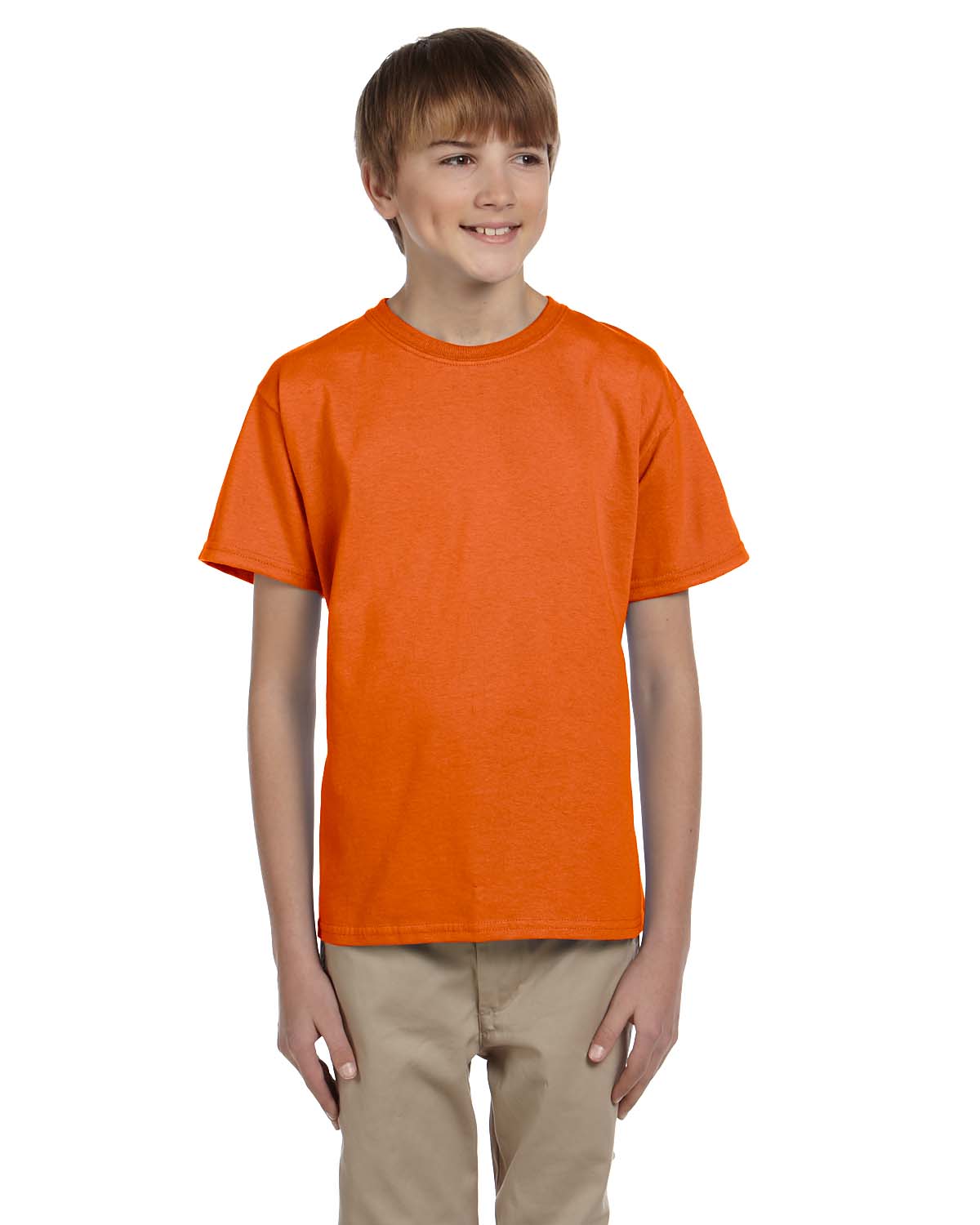 Hanes Youth 50/50 Short Sleeve T-Shirt, Style 5370