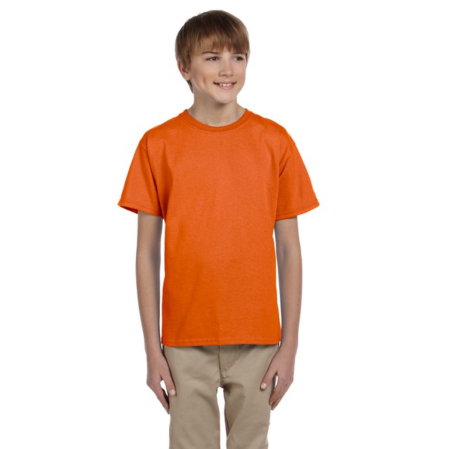 Hanes T-Shirt à Manches Courtes 50/50 pour Jeunes, Style 5370