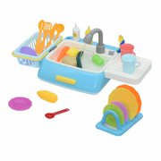 Jindong Analog Electric Dishwasher Sink Children's Role Playing Kitchen Set Toys