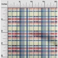 thumbnail image 1 of oneOone Polyester Lycra Fabric Madras Check Decor Fabric Printed BTY 56 Inch Wide, 1 of 3