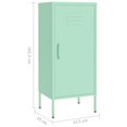 thumbnail image 4 of vidaXL Storage Cabinet Mint 42.5x35x101.5 cm Steel, 4 of 5