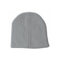 thumbnail image 1 of Plain Short Cable Beanie, Grey, 1 of 1