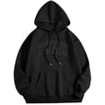 thumbnail image 1 of MIASHUI Men's Basic Pullover Hoodie with Front Pocket and Adjustable Drawstring, Comfortable Casual Wear for Everyday Use Black,M, 1 of 4