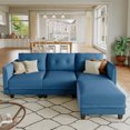 thumbnail image 1 of LLappuil Modular Sectional Sofa, 4 Seat Modular Sectional Sofa with Storage, Velvet Waterproof Anti-Scratch Sofa for Living Room, 1 of 8