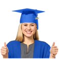 thumbnail image 4 of MIASHUI Kids Kindergarten Graduation Caps with Tassel Preschool Uniform Accessories,Blue,M, 4 of 4