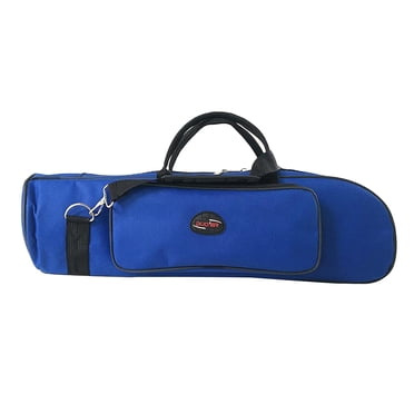 Milaget Concert Trompette Étui de Transport Imperméable Tissu Oxford Bandoulière Bleu