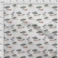 thumbnail image 3 of oneOone Cotton Poplin Fabric Tree & Animals Ikat Print Sewing Fabric BTY 42 Inch Wide, 3 of 4