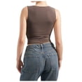 thumbnail image 4 of Lixiuxyad Basic Tank Tops Women Sexy Square Neck Tank Top Summer Going Out Basic Shirt, 4 of 5