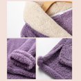 thumbnail image 4 of kurtrusly Pyjama en Molleton de Corail Doux et Confortable pour les Femmes à Réchauffer l'Hiver Durable Pyjama en Velours Chaud Set Violet L, 4 of 6