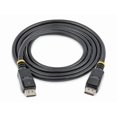 thumbnail image 4 of StarTech.com 6ft (2m) DisplayPort 1.2 Cable 10 Pack, 4K x 2K Ultra HD VESA Certified DisplayPort Cable, HBR2, DP to DP Cable for Monitor, DP Video/Display Cord, Latching DP Connectors - DP 1.2 Cable Male/Male (DISPLPORT6L10PK) - DisplayPort cable - DisplayPort (M) latched to DisplayPort (M) latched - DisplayPort 1.2 - 6 ft - 4Kx2K60Hz support - black (pack of 10), 4 of 13