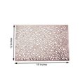 thumbnail image 2 of Gkeoshab Napperon Rectangulaire Fleur Napperon en PVC Maison Quotidien Décoration de Table Napperon en PVC Or Chaud Triangle Maison et Jardin, 2 of 4