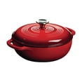 thumbnail image 1 of Lodge 3 Quart Red Essential Enamel Cast Iron Dutch Oven, 1 of 6