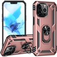 thumbnail image 1 of Supershield Armor-X Robuste Étui iPhone 11 Pro avec Support Anneau - Or Rose, 1 of 5