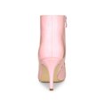 thumbnail image 2 of BLISSFUL STEP Women's Pointed Toe Stiletto High Heel Ankle Boots Pink (Size 6), 2 of 6