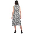 thumbnail image 4 of Moomaya Printed Button Down Sleeveless Kurti Dress With Pocket Casual Work Shirt, 4 of 4