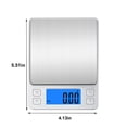 thumbnail image 3 of Digital Kitchen Scale for Baking and Cooking - 6.6lb Capacity, Ounces & Grams, Precise Food Scale for Meal Prep, Weight Loss, and Dieting, 3 of 9