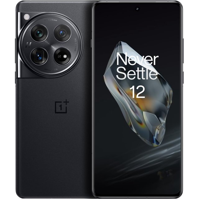 OnePlus 12 5G 256 Go + 12 Go RAM (Noir Soyeux) / Cellulaire Débloqué Neuf d'Usine