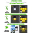 thumbnail image 4 of KEINXS 2pcs Solar Wall Lights Outdoor Tungsten Wireless Motion Sensor Light Wall Mounted Lamp Solar LED Light，White, 4 of 8