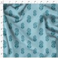 thumbnail image 4 of Soimoi Rayon Crepe Fabric Leaves Block Print Fabric by The Yard 46 Inch Wide, 4 of 5