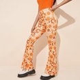 thumbnail image 2 of Birdeem Pantalons Longs Décontractés pour Femmes Taille Haute Été Imprimé, 2 of 9