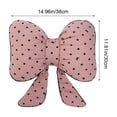 thumbnail image 3 of Tyidzon Dotted Bow Pillow Waist Pillow Home Decor Cuddle Pillow Holiday Gift, 3 of 6