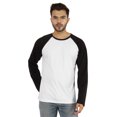 thumbnail image 1 of Inkmeso Men's Regular Fit Round Neck Shirt Solid Raglan Long Sleeve T-Shirts, 1 of 7