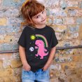 thumbnail image 3 of 6x T-Shirt Lépreux Filles Garçon et Fille Mode Décontractée Imprimé Col Rond Manches Courtes T-Shirt Haut, 3 of 3