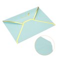 thumbnail image 4 of Unique Bargains V Flap Invitation Envelopes, B6, Sky Blue, 10 Pack, 4 of 5