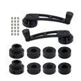thumbnail image 1 of fastboy 2 Pieces Aluminium Car Side Window Crank Handle Portable Detachable Replacement Modified Upgrading Lever Accessories Black, 1 of 6