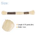 thumbnail image 2 of Unique Bargains Cream Embroidery Floss, 8m - 12 Skeins, 2 of 6