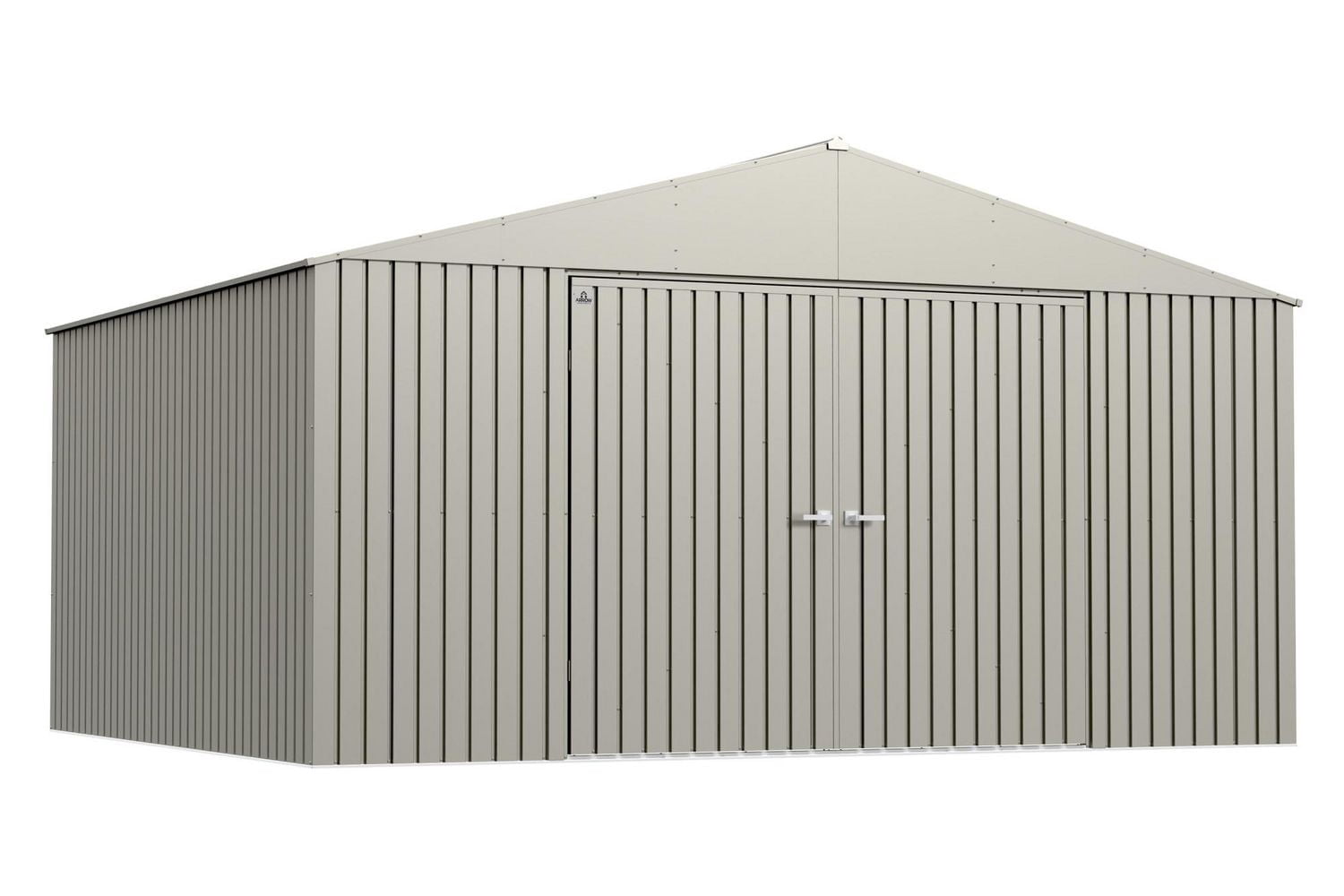 Abri de rangement en acier Arrow Elite, 14 x 12 pi, Gris Froid
