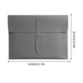 thumbnail image 3 of Lisbinx Advanced Leather File Bag | Business Briefcase Folder | Thickened Waterproof Document Organizer | 348mm x 265mm | Portable Contract Storage Bag, 3 of 5