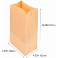 thumbnail image 2 of Hongkaii 20 Pcs Sacs en Papier Kraft Lavables Sacs de Rangement Réutilisables pour Aliments Collations Épicerie et Production Sacs en Papier Résistants à l'Huile et à l'Eau pour Organisation AZ725-1998, 2 of 9