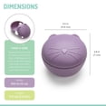 thumbnail image 4 of Melii Silicone Bowl with Lid-  for Infants and Toddlers - Cat - 8 oz / 350 ml, 4 of 5