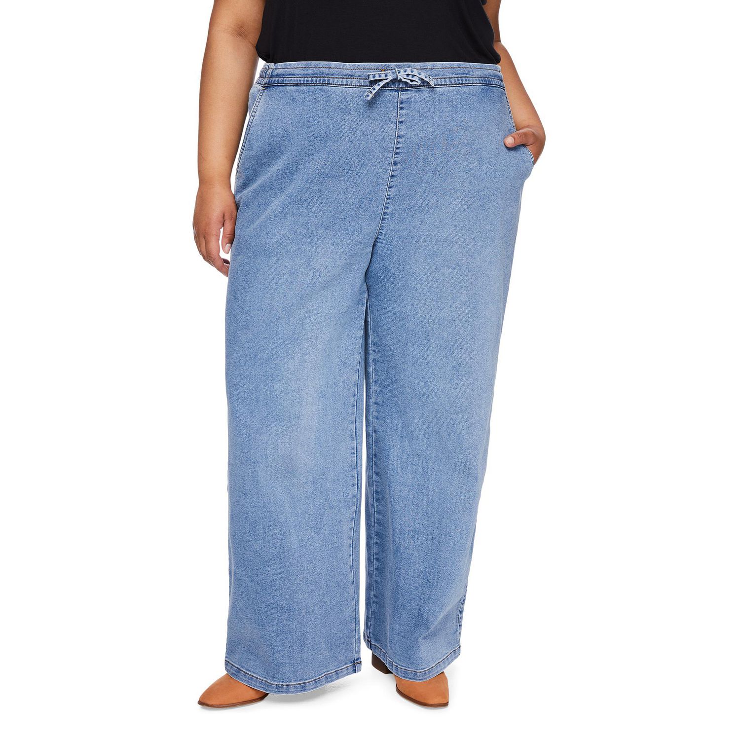 Pantalon à jambe large George Plus pour femmes