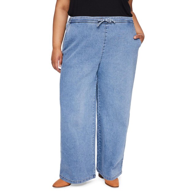 Pantalon à jambe large George Plus pour femmes