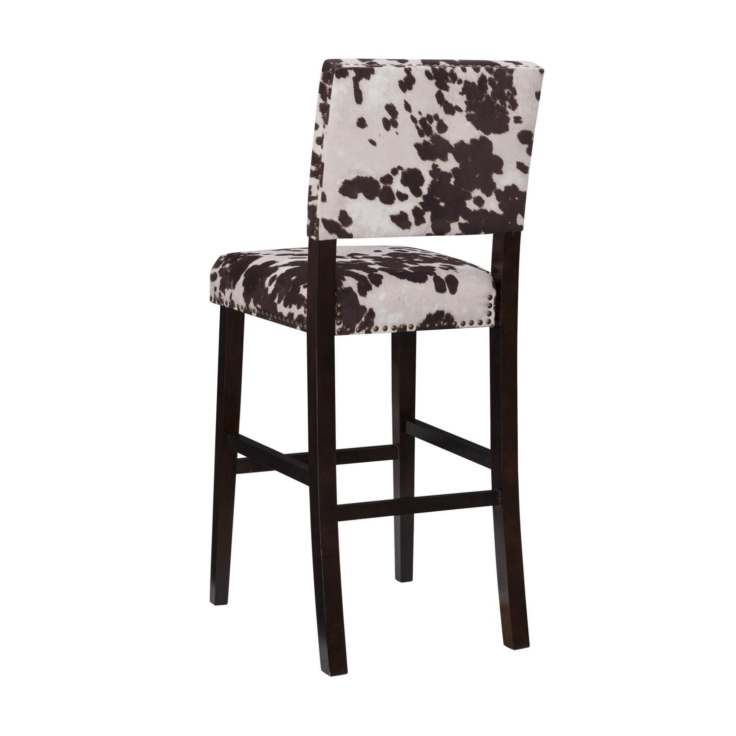 Tabouret de bar Noah imprimé vache marron