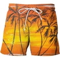 thumbnail image 1 of DPTALR Men Printing Breathable Seaside Vacation Beach Shorts Swimming Trunks, 1 of 2