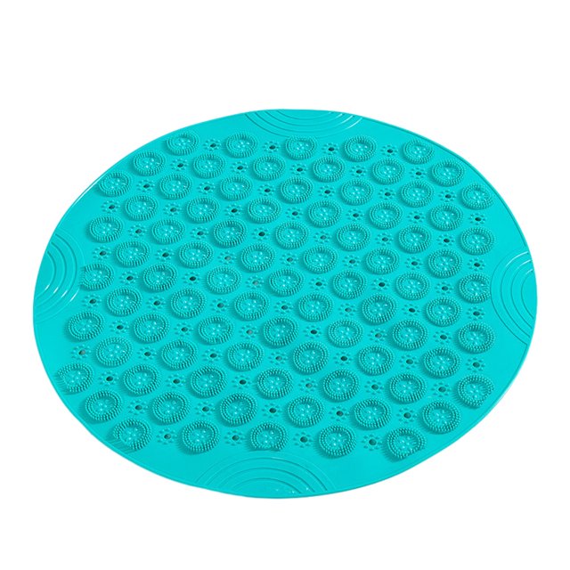 VONKY Machine Washable Non-slips Shower Mat For Safe And Durable Shower Rinse The Mat And Put Up It To Air Dry PVC grey 30cm*30cm 1 green,1 55cm*55cm