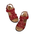 thumbnail image 2 of LSLJS Chaussures Compensées pour Femmes, Pantoufles d'Été pour Dames Chaussures Décontractées pour Femmes Sandales Compensées Romaines Décontractées à Fleurs, 2 of 7