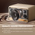 thumbnail image 2 of Edifier D32 Haut-Parleur Bluetooth Sans Fil de Table, Système Audio Wi-Fi et Bluetooth 60 W RMS Compatible avec AirPlay2, Blanc, 2 of 7