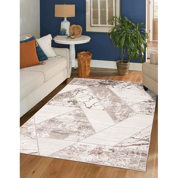ECARPET Vivian Tapis Contemporain / Moderne pour Salon, Chambre, Salle A Manger, Entrée, Couloir et Plus Encore.